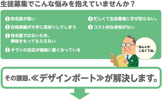 生徒募集でこんな悩みを抱えていませんか？